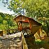 Clarkson-Legg Covered Bridge.
(east angle)
Cullman County, AL.