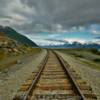 The Alaska Railroad.
Near Beluga Point
Seward Highway.