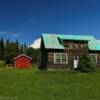 Early 1900's settler's cabin.
(in color)
Kenai, AK.