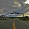 'Welcome to Valdez' 
Entrance arch.