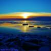 Sunset on the Bering Sea-Nome Waterfront