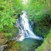 Hole-In-The-Wall
Waterfall.
(close-up angle)
Ketchikan, Alaska.