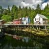 Ketchikan's Creek Street.
Sunny June Day.