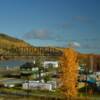 A view of Nenana, Alaska.
From the Parks Highway.