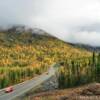 Sterling Highway.
In mid-autumn.