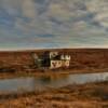 Another early gold dredge.
Mile 40.
Nome-Teller Highway.