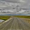 Woolley Lagoon Road.
(looking north)
Near Nome, Alaska.