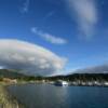 Another view of
Seldovia Harbor.
Lenticular clouds.