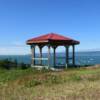 Beautifully nestled gazebo.
Hilltop-Halibut Cove.