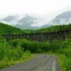 Gilahina Trestle.
(Looking west in fog)