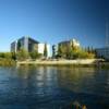 Downtown Fairbanks.
On the Chena River.