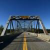 Frontal view of the
Johnson River bridge.
Mile 1345-Alcan Highway.