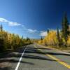 Alcan Highway.
Mid-Autumn.
Mile 1270.