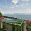 Overlooking Kachemak Bay.
Sterling Highway observation point.