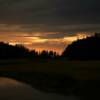 Beautiful August sunset from
near Nikiski, Alaska.