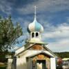 Nikolaevsk, Alaska.
Russian Old Believers Church.