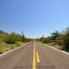 Arizona Highway 85.
Organ Pipe Monument.