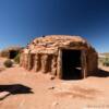 Navajo 'Hogan' 
(Yurt made of stone & mud)