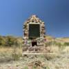 Old AZ-New Mexico Border.
Marker (close up)