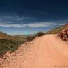 Another view of the
Jerome-Perkinsville Road.
(Milepost 10)