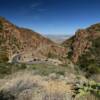 Looking east along
Highway 89A.
Mingus Pass.