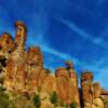 'Stalagmite' rocky formations-
near Florence, Arizona