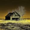 Old storage barn-near St Isadore, Alberta
