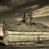 Old farm barn-southeastern Alberta