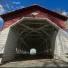 Grandchamp Covered Bridge.
(frontal view)