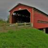 Romain-Caron Covered Bridge.
(close up view)
St-Jean-de-la-Lande, QC.