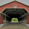 Romain-Caron Covered Bridge.
(frontal view)
St-Jean-de-la-Lande, QC.