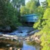Pont-Lac-du-Ha! Ha!
Covered Bridge.
(from 'down river')