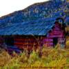 Old log cabin-near 'Mile 25' on the Wells Grey Road