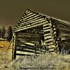 "Hearty ole wooden structure' along Highway 3 in southern BC (near Princeton)