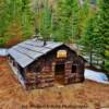 'Jordan's Cabin'  
Located in a remote spot along the Crowsnest Highway-near Grand Forks, BC