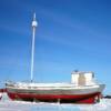 "Winter boat storage" near Inuvik, NWT