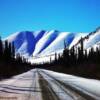 Dempster Highway traversing the Richardson Mountains