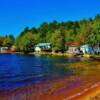 Summer cottages-St John River-near Mactaquac, New Brunswick