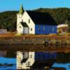 Beautiful reflective waters-near Bishop's Falls, Newfoundland