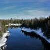 Ontario's Seine River
(in February)
Near Atikokan, ON.