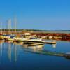 Summerside, PEI-boat harbour in late summer