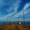 Lake Diefenbaker Ferry crossing-near Riverhurst, Saskatchewan