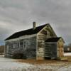 Early 1900's schoolhouse.
Riceton, SK.