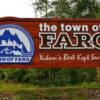 "Welcome to Faro Sign" along the Campbell Highway