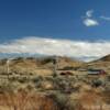 Scenic barn nestled among
the many windmill fans.
Mojave Valley, CA.