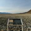 Death Valley's infamous 
Salt Flats.
