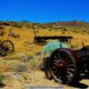 Benton Hot Springs, California-old carriage wagon remnants
