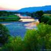 Colorado River sunset-near Rifle, Colorado