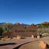 Garden Of The Gods.
(East Entrance)
Colorado Springs.