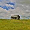 Austere old farm shed.
Eastern Colorado.